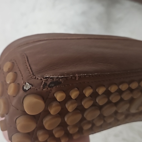 Authentic Gucci 28734 Leather Driving Loafers Mens size 12 - Picture 11 of 16